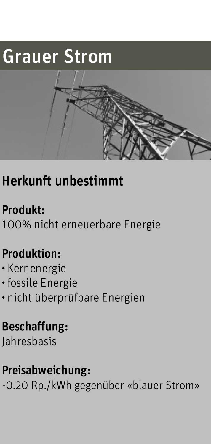 Grauer Strom